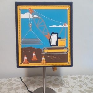 Circo Boys Lamp Canvas Shade Trucks